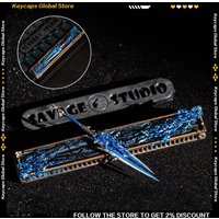 World of Warcraft Theme Keycap Resin 3D Handmade Keycaps Gaming Peripherals Thunderfury Mechanical Keyboard Cap Gifts for Boys