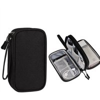 Power Bank Data Cable Storage Bag Digital Product Portable Double Layer Storage Bag