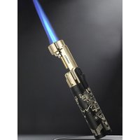 AliExpress NONE HONEST Single Blue Flame Spray Gun Lighter Multi functional Use 360 ° Inverted Adjustable Flame Cycle Inflation