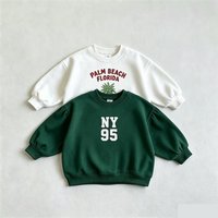 Simple Sweatshirts Fashion Casual Clothing Long-sleeved Tops Outer Wear New Design Printed Hoodie Boys And Girls Cute Pullovers