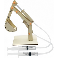 DIY Hydraulic Excavator Model Kids Tecnologia Science Toys Experimental Tool Kit Teaching Aids for Kids Physics Educational
