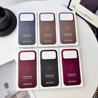 Original For iPhone 18 Pro 18 Pro Max Technology Woven Pattern Logo Case Built-in Magnetic Magsafe Matte Thin Cover with Box