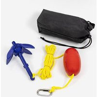 Kayak Anchor Kit Aluminum Folding Boat Anchor With 5M Rope And Buoy Folding Anchor Kit Folding Small Boat Anchor For Fast Boat