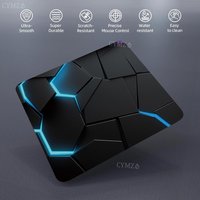 Neon-style polygonal pattern small Mouse Pad Desk Mat Non-Slip desk accessories 40X45CM Gaming mats suitable for office and game