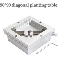 Table de plantation de boules argentées de 90mm, support de modèle en maille d'acier BGA, fixation Foxture pour le soudage de puces PCB, fixation de réparation de reprise