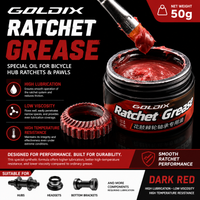 GOLDIX 50g Bicycle Freehub Ratche Lubricant Bicycle Hub Pawl Oil Special Grease Lipid Elements for Mountain Bike and Road Bike