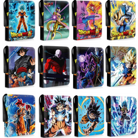 400/900pcs Dragon Ball Freeza Card Zipper Binder Book Folder Anime Son Goku Vegeta PU Zipper Cards Collection Album Toy Gift