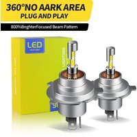 H4 H7 LED Headlight Bulb Mini Wireless 6000K 4 Side CSP Chip For LED Car Headlamp Diode 360 Turbo LED 12V Automobile HB2 9003