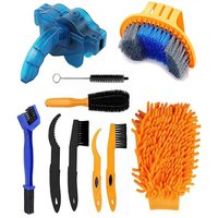 1Set Bicycle Chain Washer Set Box Cleaner Maintenance Tool Kit Large Brush MTB Accessories Repair Tools