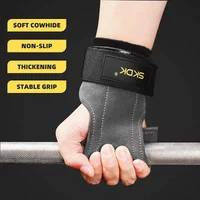2Pcs Gym Gloves Fitness Hand Palm Protection Equipment Anti Slip Wear-resistant Wrist Wraps Hard Pull Weight Lifting Grip Pads