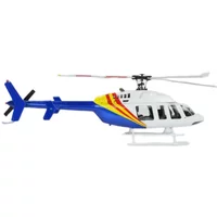 470 Size Bell-407 RC Helicopter Glassfiber Scale Fuselage with Mechanic RC Copter Shell