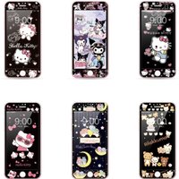 Sanrio Cartoon Kitty Kuromi Melody Tempered Glass for iPhone 4 4S 5 5s 5c 6 6S 7 8 Plus SE3 SE2 Screen Protector Protective Film