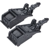 2pcs Windscreen Washer Jet Water Spray Nozzle For Beetle Golf Jetta Passat 6E0955985B Black Auto Accessories