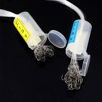 50pcs Premium Barreled Hooks with Thorns Bound with Heavy Duty Thread Perfect for Fly Tying and Traditional Fishing Methods
