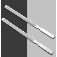 1PC Double-Sided Stainless Steel Nail File,Durable Nail Tool for Shaping and Polishing,Perfect for Salon Use and Home Nail Care