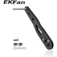 Ekfan 138MM Length 5.5MM Ultrathick Carbon Handle For Dawa Baitcast Reel 8MMX5MM
