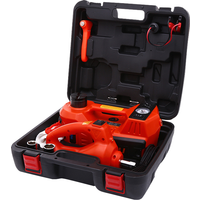All-in-One 5-in-1 5T 12V Electric Hydraulic Car Jack Impact Wrench Tire Inflator with Built-in LED Light Car Jacks Solution