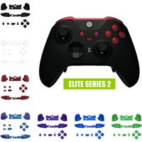 eXtremeRate Replacement Buttons LB RB LT RT Bumpers Triggers ABXY Start Back Keys for Xbox One Elite V2 Controller Model 1797