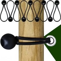 10pcs 10/15cm Camping Tent Fixed Rope Elastic Ball Binding Tie Multifunctional Plastic Ball Tarpaulin Tied Rope Outdoor Fittings