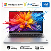 2026 New Latest 15.6 Inch 4K HD Laptop Intel Core i9-9900 16GB RAM 1TB SSD Windows 11 Ultra Slim Portable Gaming Office Notebook