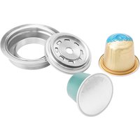 Coffee Pod Converter Stainless Steel Coffee Capsule Adapter DIY Your Coffee Flavor Coffee Pod Adapter for Nespresso Vertuo