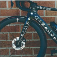 AliExpress NONE Graffiti Bicycle Sticker for Bicycle Frame Top Tube Cartoon DIY Reflective Waterproof Cycling Sticker Road Bikes Frame Stickers