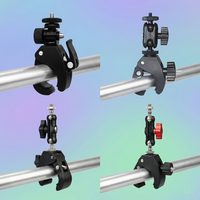 AliExpress NONE Action Camera Motorcycle Handlebar Clamp Mount Gopro Bike Support for Go Pro Bracket Holder Insta360 X5 X4 X3 DJI Accessories