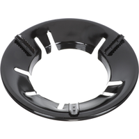 Black Enamel Wok Ring Windproof Bracket Energy Saving Gather Fire Stove Circle Gas Cooktop Parts Kitchen Utensil Holder Stove