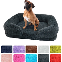 Dog Bed Dog Plush Pet Bed Winter Thickened Pad Dog Sleeping Bed Sofa Removable Pad Dog Small Large Dog square kennel image 4