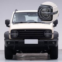 For Great Wall GWM Tank 300 400 500 700 High-Gloss Smoke Black Pre-Cut TPU Headlight Protection Film PPF Kit Anti-Scratch Film