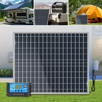 All-in-One 500W/1000W Solar Charger Kit – 12V Portable Power Bank with 100A Regulator for Home, Caravan & Outdoor Adventures