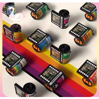 Original Escura Snaproll Film Simulation Mini Digital Camera Blind Box Portable Small Photographic Film Camera Collect Toy Gift