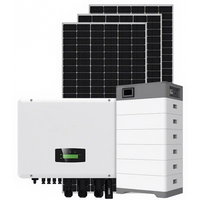 Complete 20kw Solar System 5kw 10kw 12kw 15kw Solar Energy System Hot-selling 20 kw Hybrid for Home Use With EU Certification