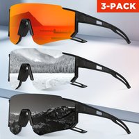AliExpress 1/3PCS Oversize Outdoor Cycling Sunglasses Men Women Driving Bike Glasses Bicycle Sports Climbing Protective UV400 Goggles