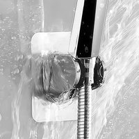 Self Adhesive Universal Shower Head Holder Wall Mounted Shower Holder Adjustable Shower Bracket No Drill Bathroom Accessories