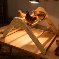 Triangular Hen Roosts Bar Detachable Chicken Coops Accessory Durable Design