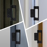 10pcs Non-mortise Hinge Heavy Duty Hinge For Wooden Box Hinge For Furniture,Interior Door Hinges With Mounting Screws