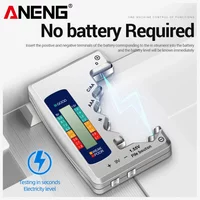 LCD Display Battery Testers ANENG C AA AAA D N 9V 1.55V Universal Button Cell Volt Capacity Check Detector Capacitance Tools