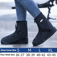 AliExpress Reusable Waterproof Rain Shoes Cover Anti-Slip Cycling Hiking Boot Covers Pants Shoes Protectors Rain Snow Wet Sand Shoes Cover