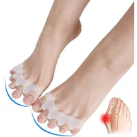 Hallux Valgus Correction Overlapping Hammer Gel Toe Separators Straighteners Bunion Pain Relief Hammer Toe Corrector Feet Care