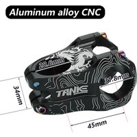 AliExpress TANKE MTB Mountain Bike Stem Aluminum Alloy Ultralight High strength Short 31.8×28.6MM Bicycle CNC Stem DH/AM/XC Accessory upgra