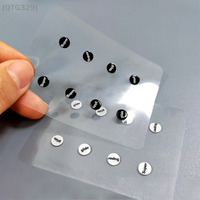 Glass Mouse Skates Upgrade Kit - Ultra-Smooth & Durable DIY Feet Pads for Gaming Mouse, Universal Dot Design