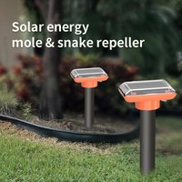 Solar Snake Repeller Mole Repeller Small Size and Large Coverage Suitable for Manor, Farm, Field IP66 Waterproof