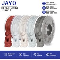 JAYO 3D Filament High speed PLA Marble 5.5KG HSPLA MB 1.75mm Neatly Wound Good Toughness Colorful for FDM 3D Printing Materials