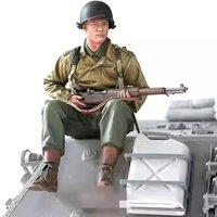 1/16 resin soldier model GK - World War II American tank soldier - unassembled and unpainted DIY kit - 1249R