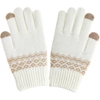 AliExpress NONE Winter Warm Knitted Gloves Mobile Phone Touch Screen Knitted Gloves Winter Thick Warm Cycling Riding Adult Gloves For Men Women
