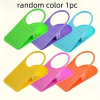 1Pcs Creative Large Desk Cup Holder Plastic Cup Holder Office Desk Clip-On Cup Holder Large Clip, Desk Office Conference Room Cup Holder, Prevents Cups from Spilling and Saves Desktop Space, Multiple