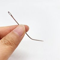 25 pcs Long J TYPE Curved Needles Hair Weaving Thread Sewing Needles