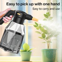 2L Automatic Watering Can Bottle for Indoor/Outdoor Plants Bottle Rechargeable Garden Sprayer with Adjustable Spout Atomizing