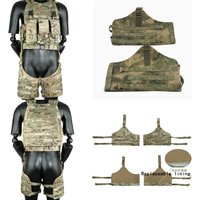 TCmaoyi Tactical Belt Drop Leg Platform Molle Thigh Panel Hanging Board Mounting Plate Hunting 1 Pair